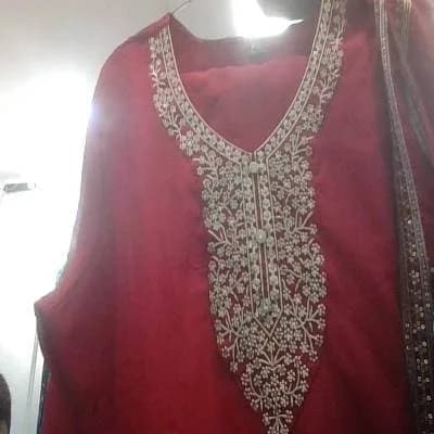 Red Grand Churidar